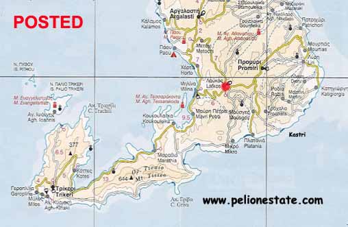the red point shows the location